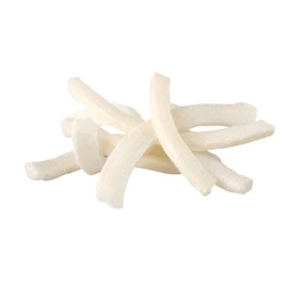 %100 doğal, katkısız Hindistan cevizi kurusu. Yüksek lifli, şekersiz ve enerji deposu. En taze ve lezzetli tropikal atıştırmalık için hemen sipariş verin!